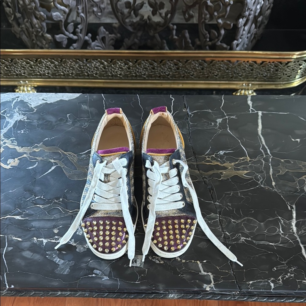 Size 5.5 Christian Louboutin Women's Multicolor Sneakers